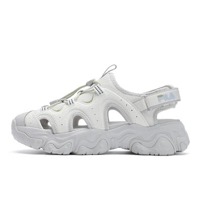 Fluid 5 Sandal Cat Paw Creek Hiking Versatile Trendy Fashion Casual Retro Beach Sandals Women Sandals White Gray F12W522401FSN
