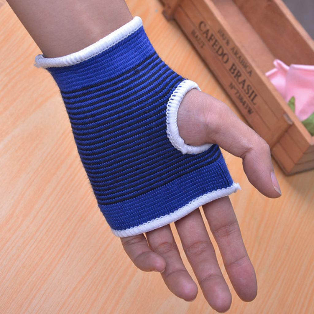 1/2 Par Handledsstöd Handledsstöd Elastiskt Stöd Ärm Sportbandage Gymhandskar