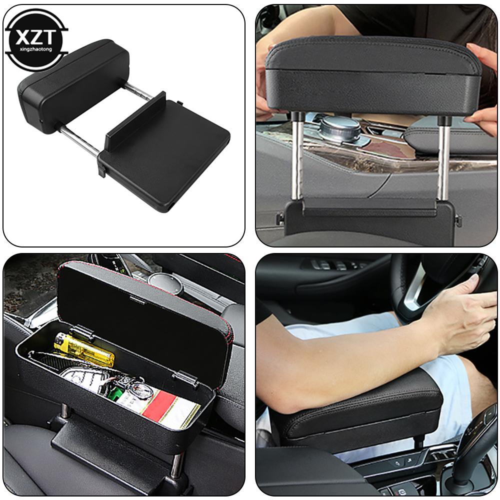 New Universal Car Armrest Box Elbow Support Adjustable Car Center Console Arm Rest Car Styling Auto Seat Gap Organizer Arm Rest