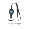 WET1 For Volkswagen VW Car Headrest Double Hook Black Rope Fixed Hook Adjusting Hanger Polo Jetta Sagitar Magotan Passat B5 B6 B7 CC