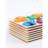 Children Animal Puzzle Table Game Toy Toddler Sensory  Puzzle Creation Teaching Aid Preschool Fine Motor Skill Toy