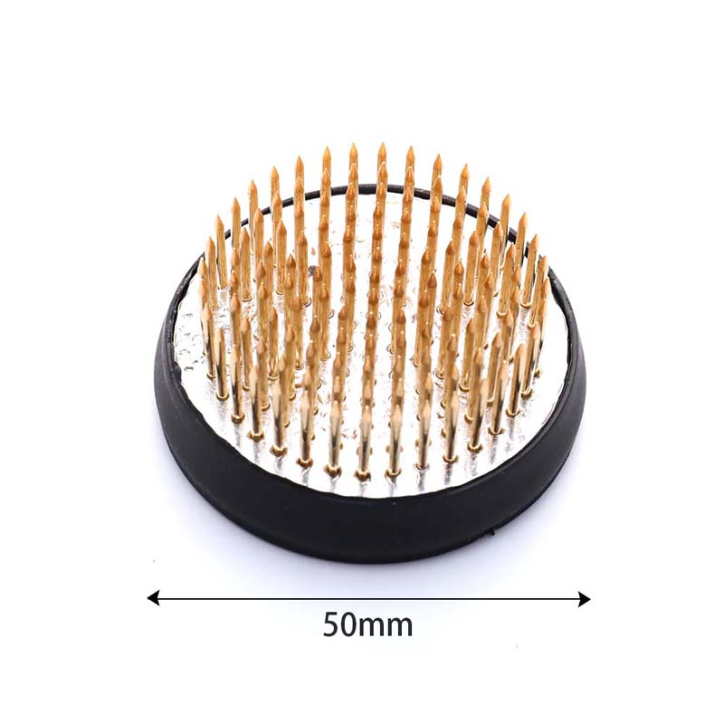 

Круглая цветочная лягушка Икебана Кензан с резиновой прокладкой, фиксированный инструмент для организации искусства