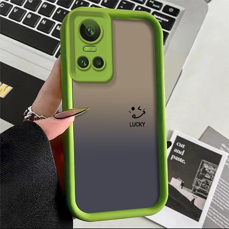 Simple Smiley Face Suitable for Realmegtneo3 Mobile Phone Case Matte Straight Edge