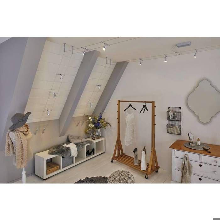 Spot - PAULMANN - CorDuo Système De Câbles - 10W Max - Éclairage Extensible - Mat Chromé