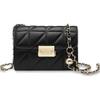 PIENSE Mini Shoulder Bag, Women's Crossbody Bag, Small Chain Bag (Black)