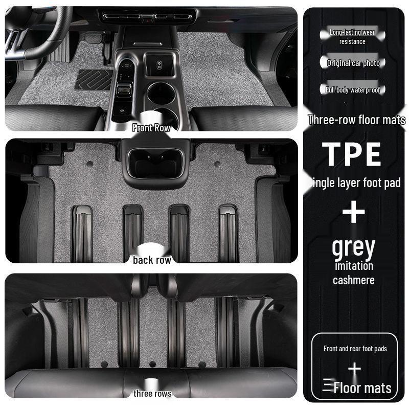 Lynk & Co 900 TPE Floor Mats 2025: Full Coverage Decorative Interior Car Accessories