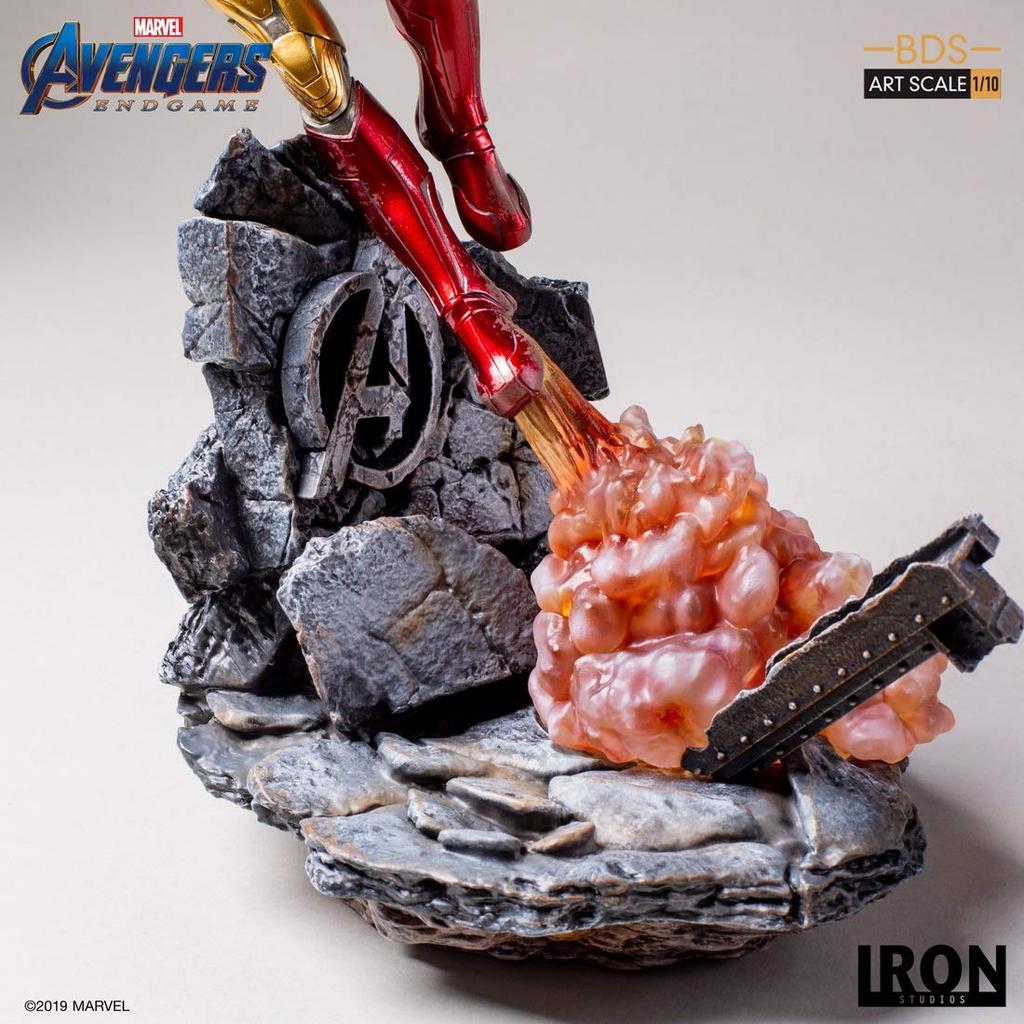 Iron Studios 1/10 Scale Iron Man Avengers Endgame Iron Man Mark LXXXV BDS