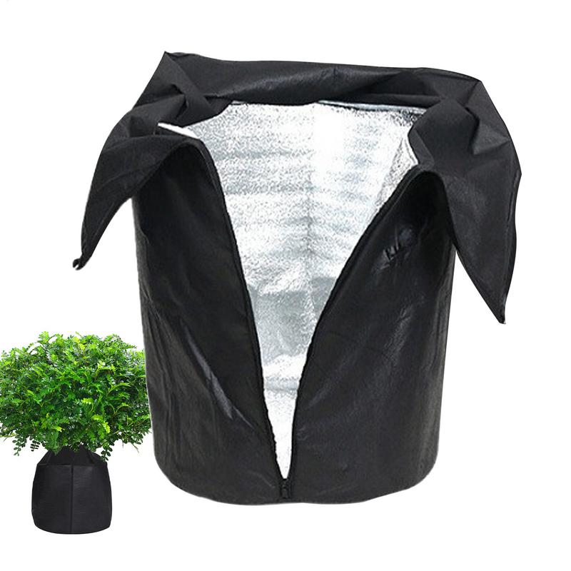 Winter Plant Pot Cover Winter Flower Pot Cover with Freeze Protection Cold Weather Trees Jacket Breathable Pot Protectors