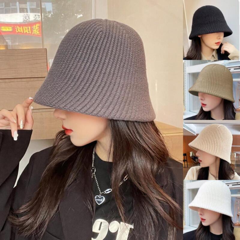 Women s Classic Sweater Bucket Hat C7939_Black