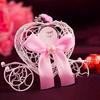Fashion Ornaments Festival Favours Birthday Carriage Metal Heart Wedding Chocolate Party Candy Box Gift