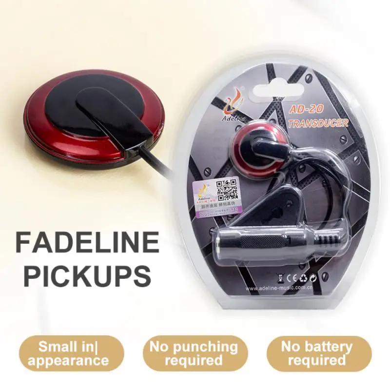 1pcs Portable Guitar Pickup Professional Piezo Contact Microphone Pickup Easy To Install For Violin Ukulel Guitar Accessories
