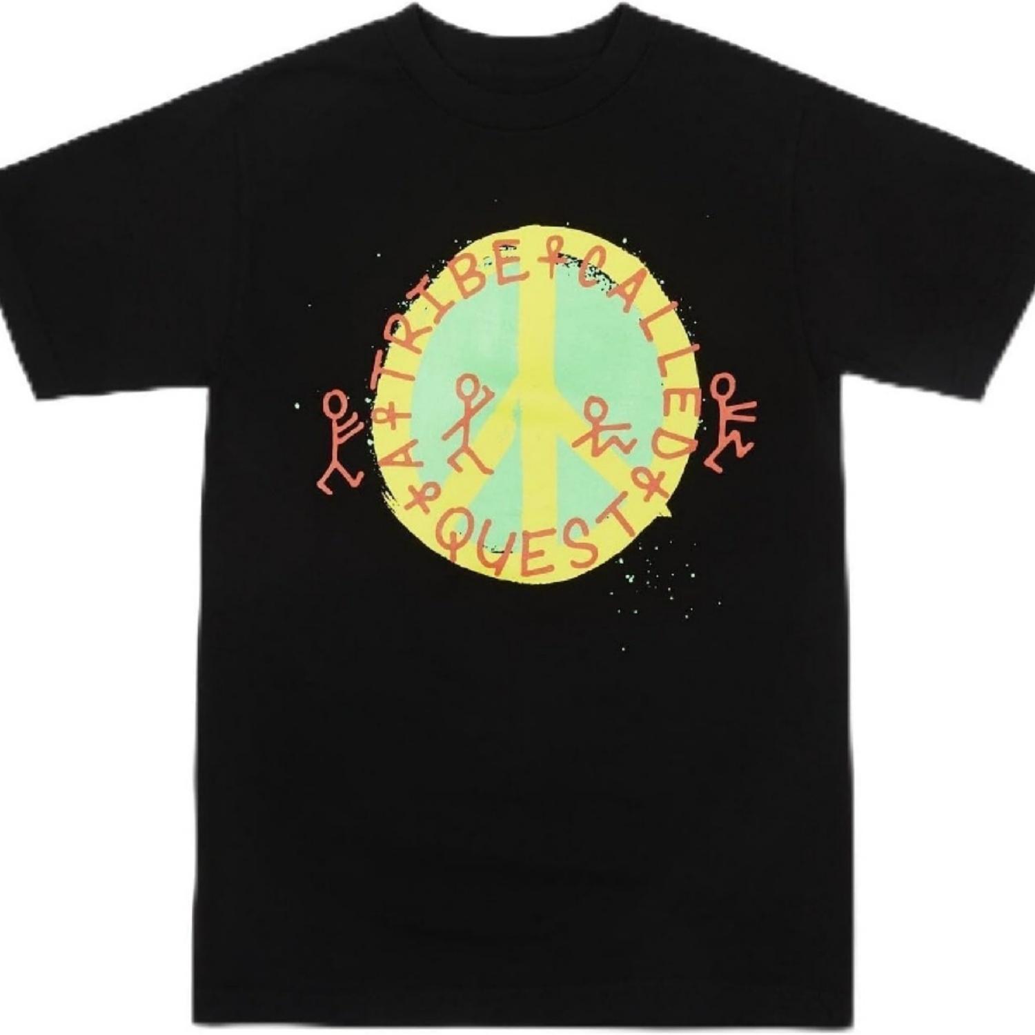 

A Tribe Called Quest Official Merch Peace, Prosperity and Paper T-Shirt XXXXXL чорний