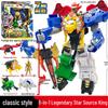 Dragon Warrior Star Source Transforming Robot Toy for Kids: King Kong Boy Star Transformation Device