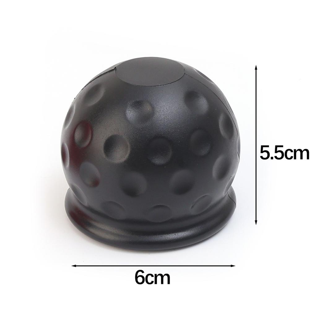 New Tow Bar Ball Cover Cap Dustproof Trailer Ball Cover Tow Bar Cap Universal Hitch Trailer Towball Protect Car Accessories
