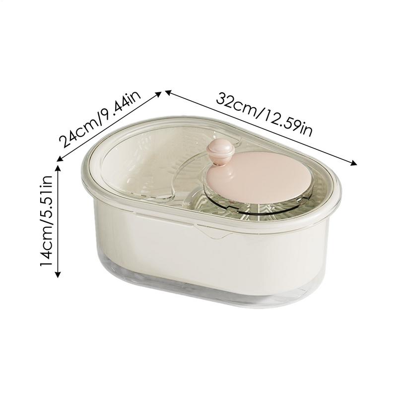 Salad Spinner Lettuce Greens Washer Strainer Fruit Washer Bowl for Washing Leafy Vegetables Kitchen Tools