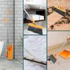 3Pcs Household Broom And Dustpan Set 180° Rotating Floor Sweeping Set with Long Handle Foldable Stand Dustpan and Broom Combo