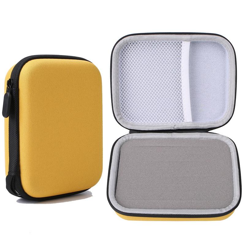 1Pc Guitar Pick Storage Pouch Bag Portable EVA Black Yellow Guitar Pick Holder Case Box With Pick Slot
