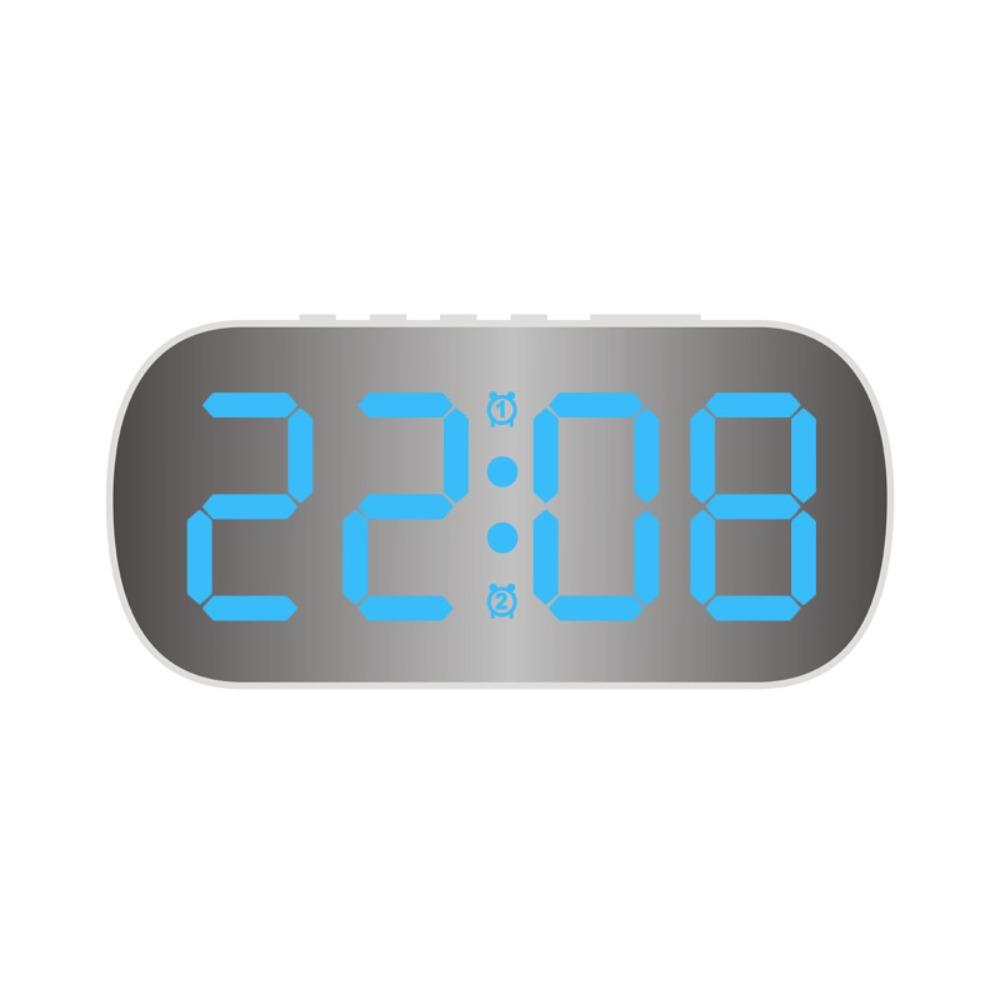 12/24H Format Digital Alarm Clock Quiet Temperature Display LED Digital Clock Large Screen Date Display Sleep Timer Home Decor