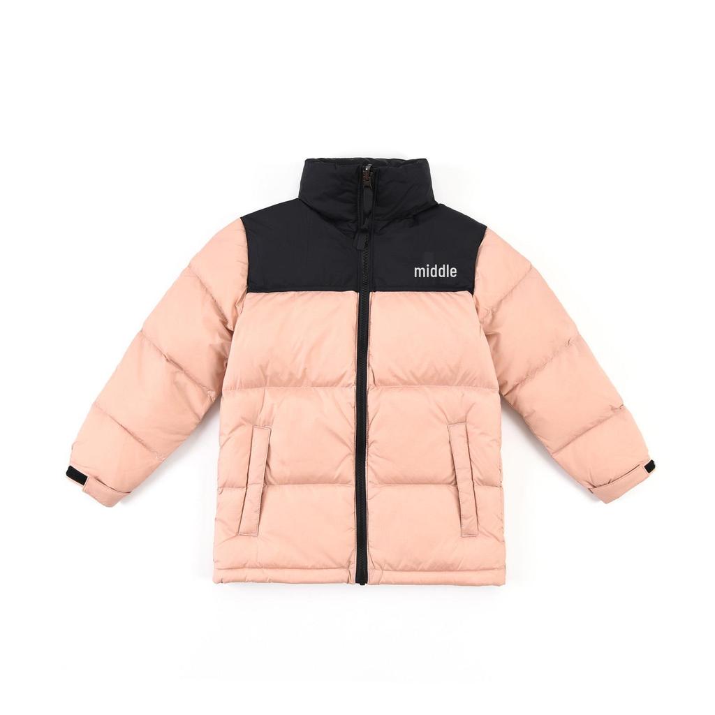 Children's 1996 Thickened White Duck Down Jacket with Stand-up Collar - Warm Winter Coat for Girls and Boys