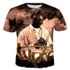 Nieuw T-shirt Harajuku Heren T-shirt Mode 2pac Grafisch Hip Hop Herenkleding Zomer Casual Mode Ronde Hals Korte Mouw Tops