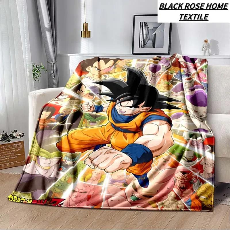Fashion Art Print Comics D-Dragons B-Balls Blanket Bedroom Sofa Bed Sheet Outdoor Car Travel Hotel Portable Plush Cover Blanket