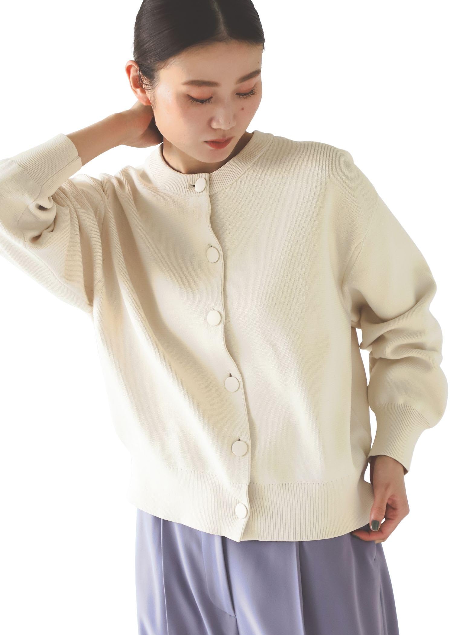 

Кардиган Knit Stylist Kanako Sato x SLOANE, 12 калибра, в рубчик «полумилан» 1 64150454355 [Demilx Beams] L/S [Специальный заказ] Женский LT.BEIGE