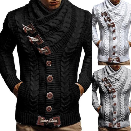 Sweater Coat Wear Resistant Easy Match Long Sleeve Causal Loose Cardigan Sweater for Daily Wear