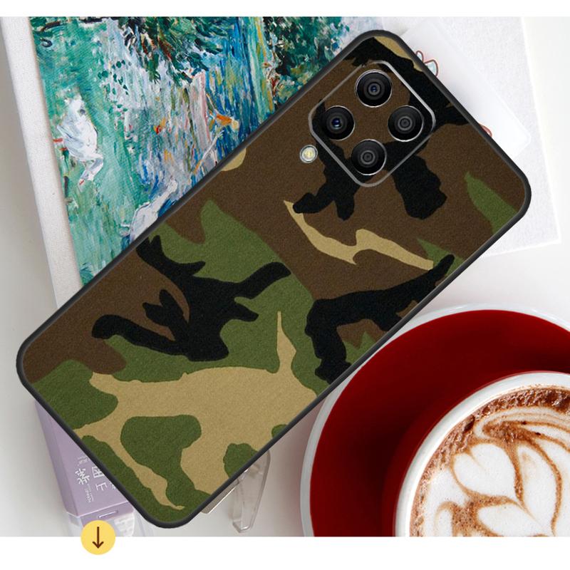 Camouflage Camo Case For Samsung Galaxy M20 M31 M16 M36 M56 M33 M53 M13 M12 M32 M52 M15 M55 M14 M35 M34 M54