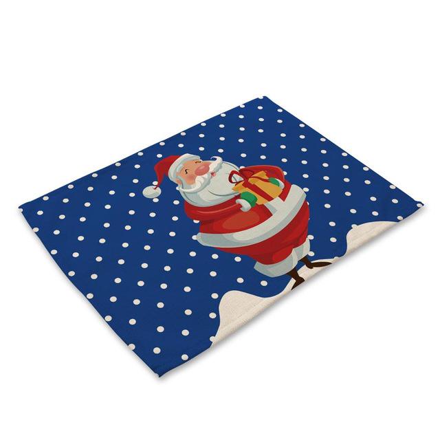 Buy Christmas Table Mat Christmas Placemat Santa Claus Table Napkin For