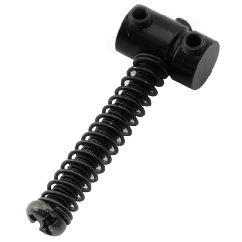 Musiclily Pro 10.8mm Small Barrel Steel Telecaster Saddles for Fender Squier Telecaster Electric Guitars, Black (Set of 6)