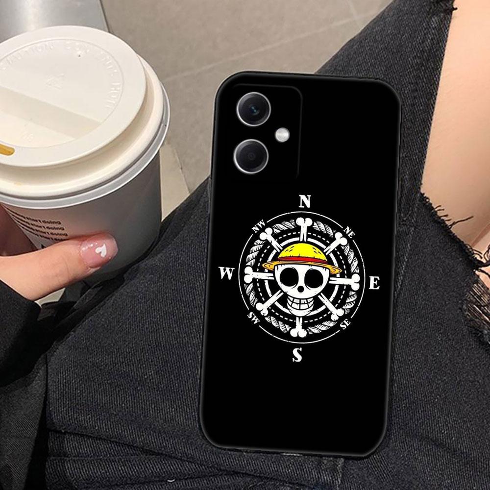 

One Piece Luffy Logo Hat Phone Case For Redmi Note 15 14 13 12 12S 11 11T 11S 10 9T 9 Pro TPU Case Funda DIY Shell Capa Cover Redmi NOTE14PRO5G