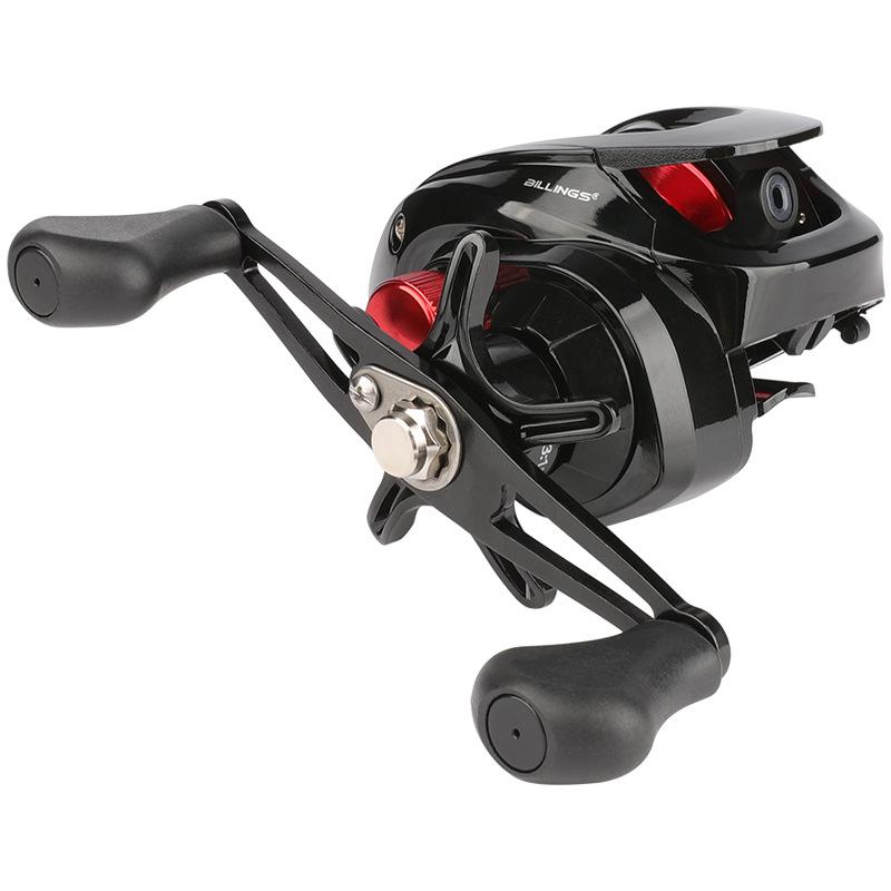 Explosion-Proof Baitcasting Reel: Metal, Versatile Lure Fishing Tackle for Long-Cast and Spinning, Sea Rod Compatible.