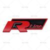 Hot 3D metal letter car trunk badge Rline logo suitable for Volkswagen Lingdu Sagitar Touran Lavida Rline modification sticker RJ5