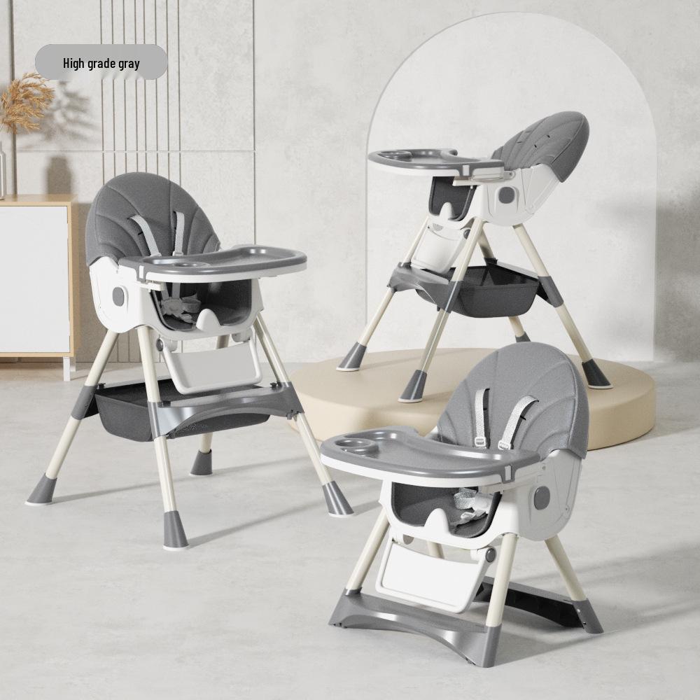 Regulowane Krzesełko dla Dziecka: Krzesełko do karmienia niemowląt i małych dzieci z tacką