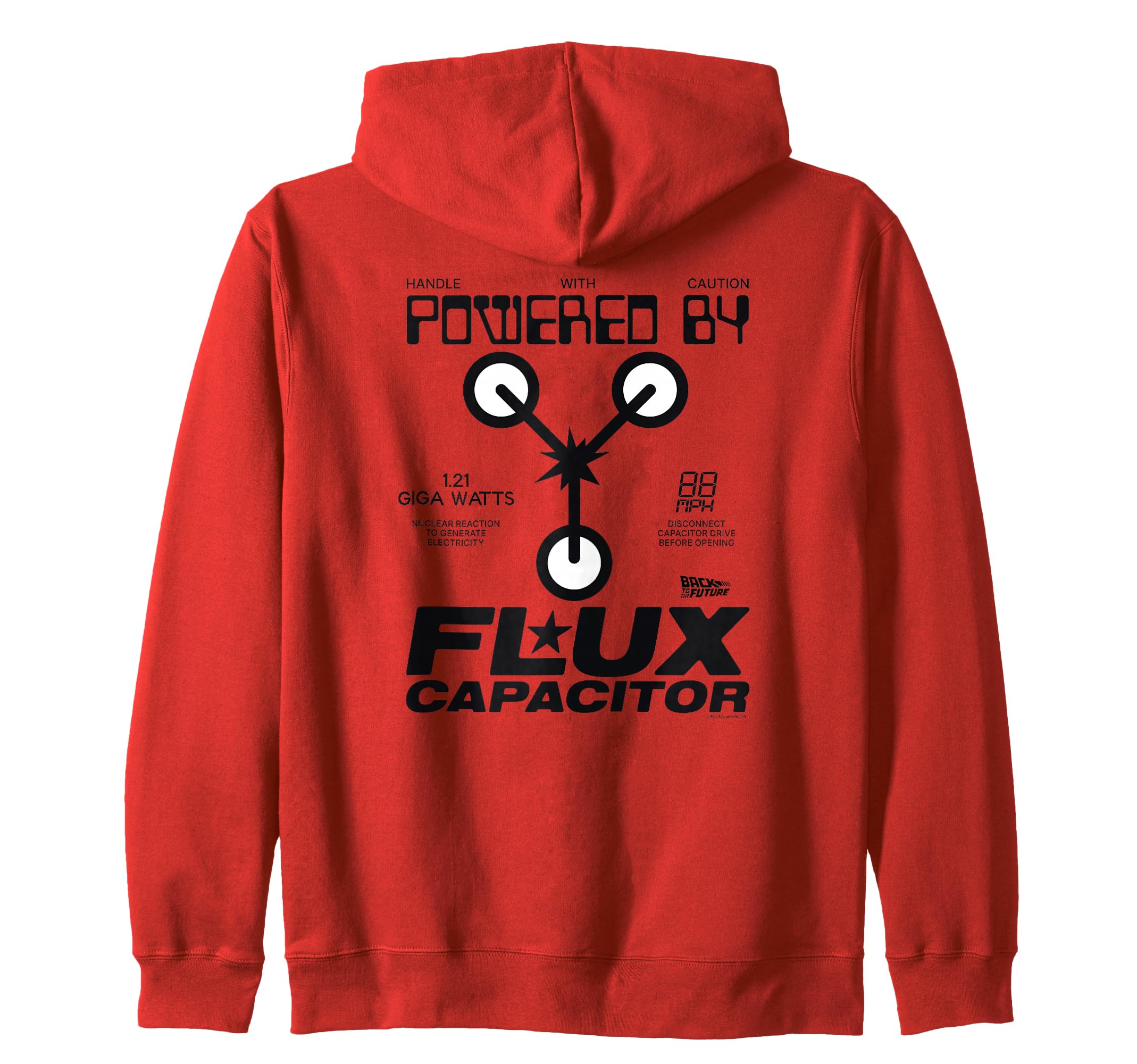 

Back to the Future Powered by Flux Zip Hoodie