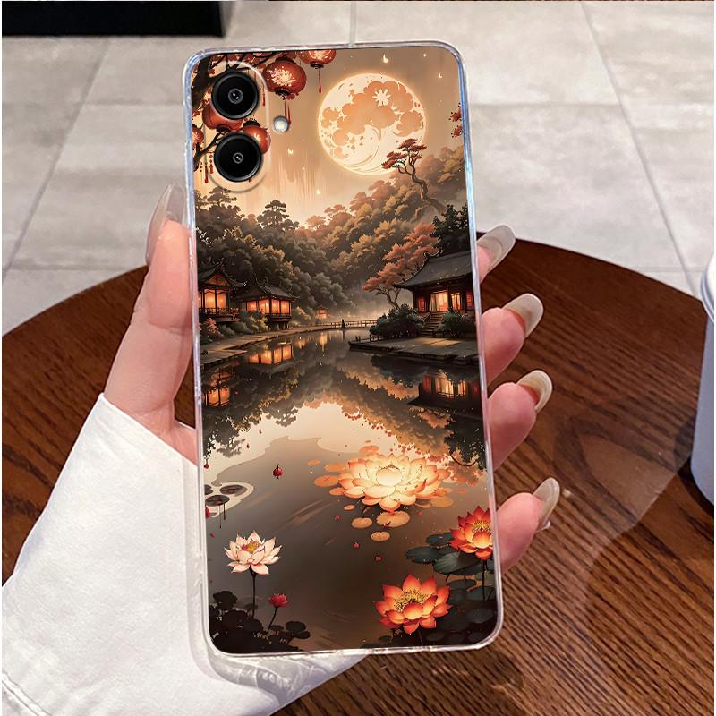 For Samsung Galaxy F70e 5G Case SM-E076B Cute Love Rabbit Funny Clear TPU Soft Silicone Phone Case For Samsung F 70e Back Cover