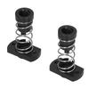 2 Set Antibacklash Spring Nut Eliminate Gap POM for 3D Printer T8 Threaded Rod 8mm  Black