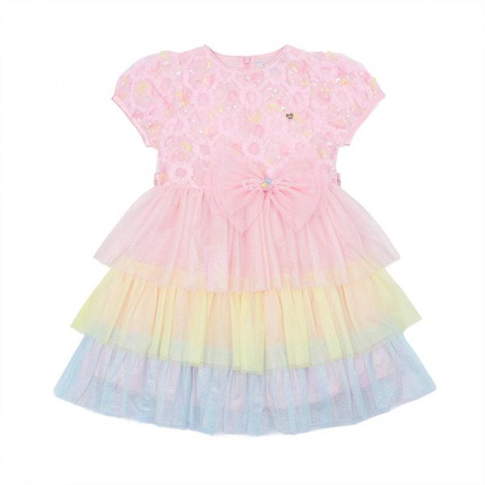 

French Cat Spangle Frill Dress Q51dso010 PK/130