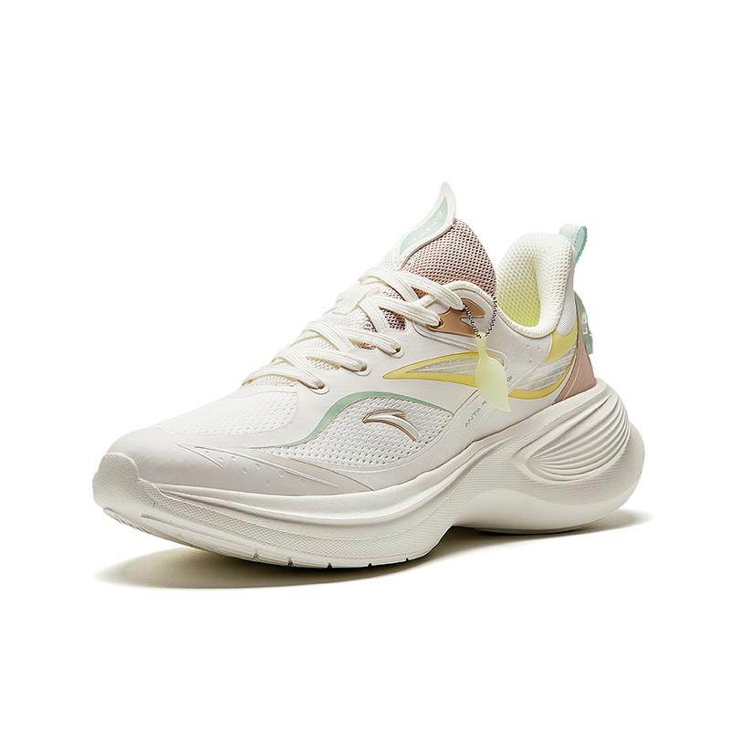 Anta Leaf 3.0 Slip-Resistant Coverage Low-Top Casual Running Shoes Women's Ivory White Sneakers 922355557-1
