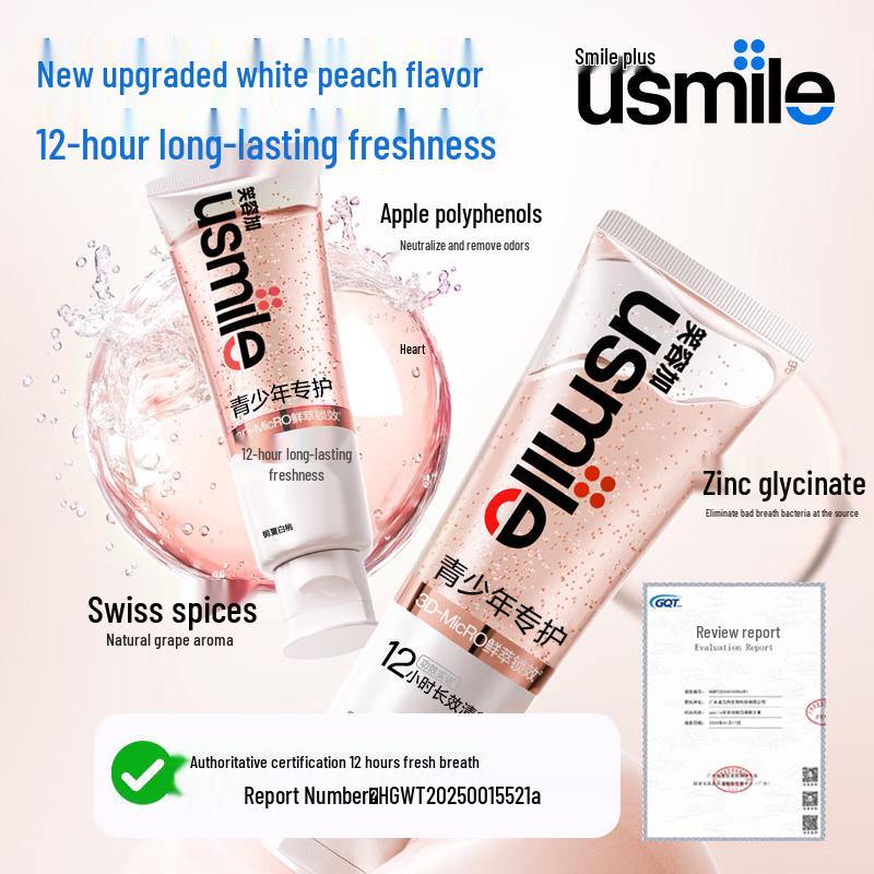 Usmile Adolescent Whitening Fresh Toothpaste