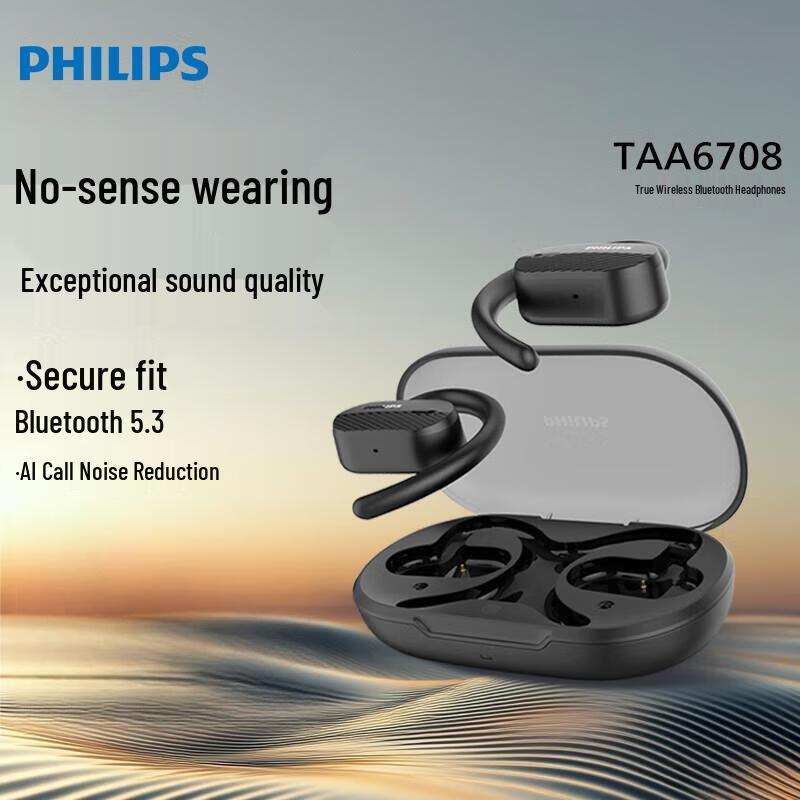 

Philips TAA6708 Open-Ear Air Conduction Sports Headphones