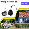 Fuel Cap Set Engine Oil Cover Attachment Chain Saw Yard Maintenance Parts Replacement for MS210 MS230 MS250 MS260