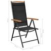 VidaXL Ensemble de Salle à Manger de Jardin 9 pcs Mobilier de Patio Table et Chaises de Repas d'Extérieur Meubles 3070627