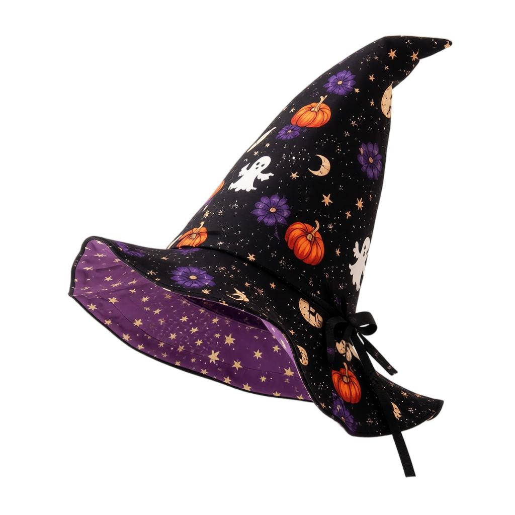 Halloween Sun Hat for Men and Women Wide Costume Party Outdoor Hat