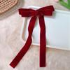 Large Ribbon Hair Bows Spring Hair Clip Sweet Ballet Hairclip Strong Secure Barrette Bowknot Clip Women Ponytail Holder