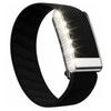 Diamond-Embedded For WHOOP 5.0 Straps Nylon Woven Elastic Casual Wristband with Full-Diamond Bright Silver Metal U-Frame for Whoop 5.0 MG Band
