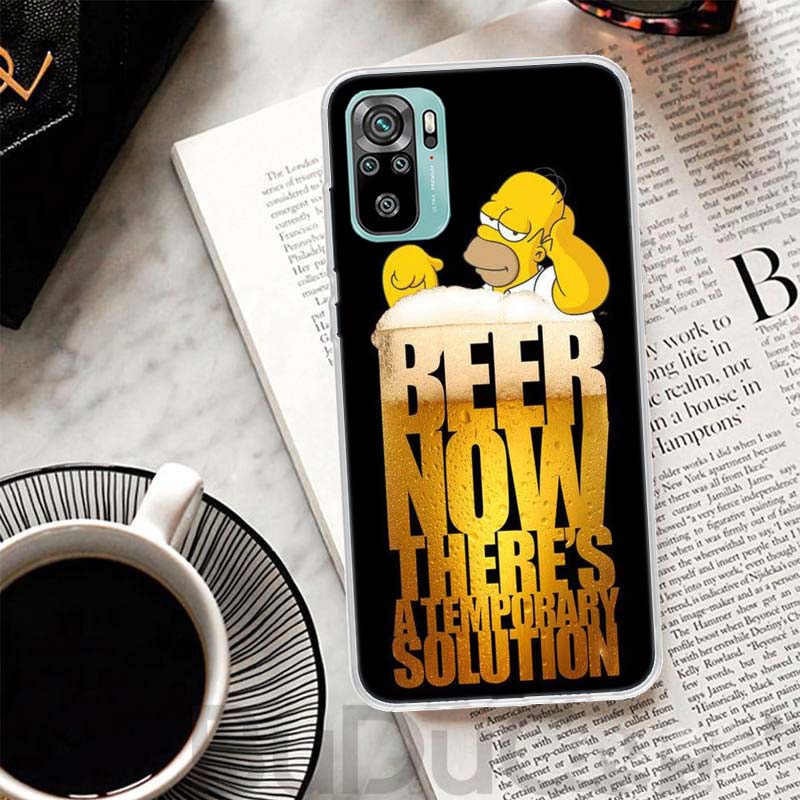 

World Beers Alcohol Summer Bubble Cover For Xiaomi Redmi Note 14 13 12S 12 11 Pro Plus Phone Case 11S 10S 10 11E 11T 14Pro 13Pro Redmi Note 13 5G