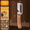 Stainless Steel Peeler with Wooden Handle for Peeling and Slicing Fruits and Vegetables | Durable and Smooth Operation