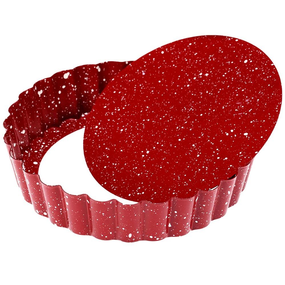 2x Mała Foremka do Tarty Mini Forma Granitowa do Pieczenia Ciasta na Tartę