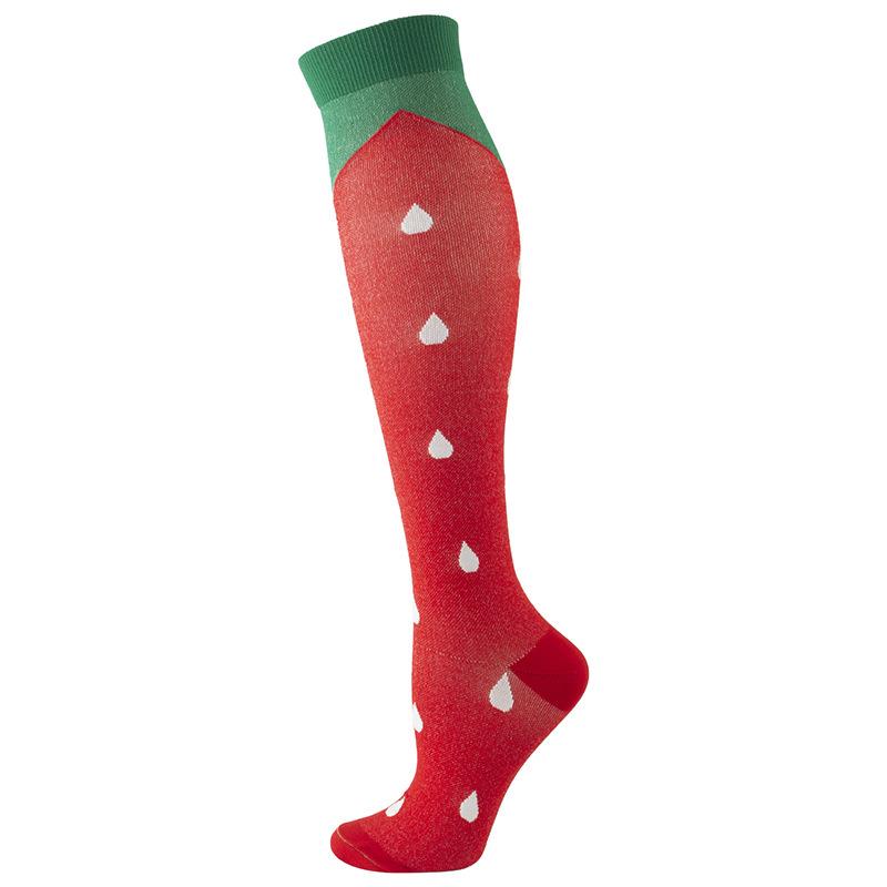 Unisex Outdoor Compression Sports Socks: Elastic, Knee-High, for Cycling & Fitness